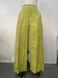 Solid Color Loose Casual Pants OLYF-6189