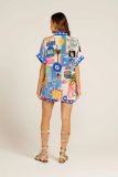 Short Sleeve Print Shirt Two Piece Shorts Set SHD-9741