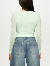 Print Long Sleeve T Shirt GXIY-K25L351