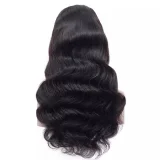 Center Parted Long Curly Hair Head Covering YWHX-M0452