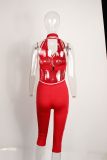 Sleeveless Solid Color Backless Jumpsuits YWXS-K25L787