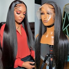 Medium Long Straight Hair Chemical Fiber Head Covers YWHX-M1457