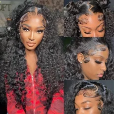 Small Curly Tube Wrap Exploding Hair Curl Wig YWHX-1459