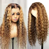 Small Curly Chemical Fiber Head Covering Wig YWHX-XQ555