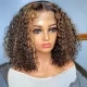 Center Parted Wrapped Tube Small Curly Hair Head Covers YWHX-M1516