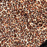Leopard Print Lace Patchwork Mini Dress GDSF-D25DS259