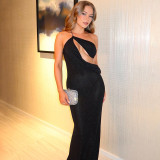 Slant Neck Tie Up Backless Long Dress GAXB-G1081DS