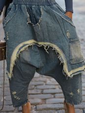 Holes Fashion Loose Haren Jeans ONY-391378