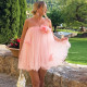 Solid Color Tulle Puffy Princess Dress XEF-K25D75694