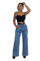 Fashion Elastic Waist Slim Straight Pant HSF-2954