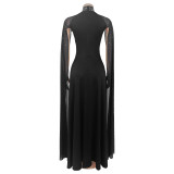 Hot Drill Sexy Long Sleeve Evening Dress BY-7416