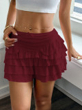 Solid-color Multi-layer Cake Skirt GZYU-D2520001