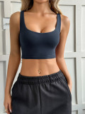 Solid Color Sleeveless Sport Tank Tops GZYU- K2522248
