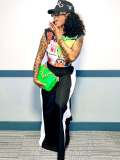 Casual Solid Color Drawstring Wide Leg Pants BGN-364