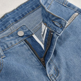 Love Hot Drill Straight Jeans GBTF-DZF2611