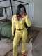 Sport Print Long Sleeve Three Piece Pants Set GBGF-8810