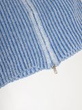 Knits Stripe Zipper Sweater Coats SH-391391