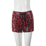 Sequin Print Casual Short GBTF-51437PHD