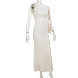 Solid Color Sleeveless Tie Up Maxi Dress FL-JY24115MHO