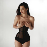 Mesh Wrap Chest Tank Tops FL-22513P
