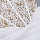 Sexy Split Lace Sling Maxi Dress FL-XY23247PF