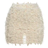 Stripe Tassel Slim Mini Skirts GZJQ-K24J49458
