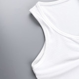Solid Color Sleeveless Tops FL-YJ24195MHO