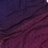 Backless Split Hot Drill Maxi Dress CYA-901907