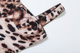 Leopard Print Sling Backless Jumpsuit  DLSF-K24Q59758
