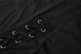 Tie Up Halterneck Vest Bandage Pants Suit DLSF-K24S77149