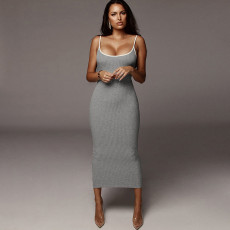 Sexy Sling Backless Midi Dress GYME-D1735311