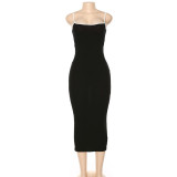 Sexy Sling Backless Midi Dress GYME-D1735311