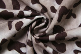 Sexy Leopard Print Wrap Chest Tops With Scarf GYME-K24L45813