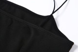 One Shoulder Sling Backless Split Maxi Dress GYME-D1735259