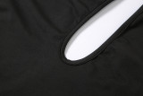 Sexy Slash Shoulder Hollow Out Bodysuit GYME-K21K01509