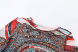 Long Sleeve Mesh Print T Shirt DLSF-K24L59634