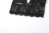 Sexy Halterneck Sling Vest Long Skirts Lace Suit GYME-K24S50042