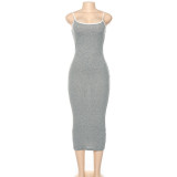 Sexy Sling Backless Midi Dress GYME-D1735311