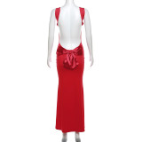 Sexy Backless Bow-tie Bodycon Dress  GYME-K23D40893