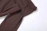 One Shoulder Long Sleeve Maxi Dress GYME-K24D58051