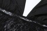 Sexy Halterneck Sling Vest Long Skirts Lace Suit GYME-K24S50042