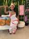 Sleeveless Tie Dye Backless Maxi Dress XMCS-CASI2024228