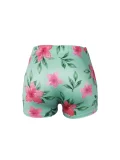 Patterned Printed Tight Yoga Shorts SHD-9898