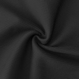 Contrast Color Short Sleeve Shorts 2 Piece Set QHMD-3159