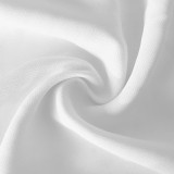 Sleeveless Solid Color Ruffles Romper QHMD-3077