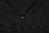 Long Sleeve Solid Color Skinny Jumpsuit GZJQ-D23Q39599