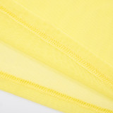 Solid Color Mesh Sleeveless Tank Tops MXBF-J25TP198