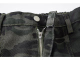 Plus Size Fashion Print Loose Straight Jeans YIM-KZ029