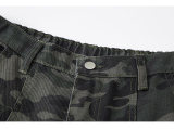 Plus Size Fashion Print Loose Straight Jeans YIM-KZ029