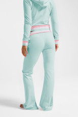 Casual Contrast Color Hooded Zipper 2 Piece Set YD-YM025